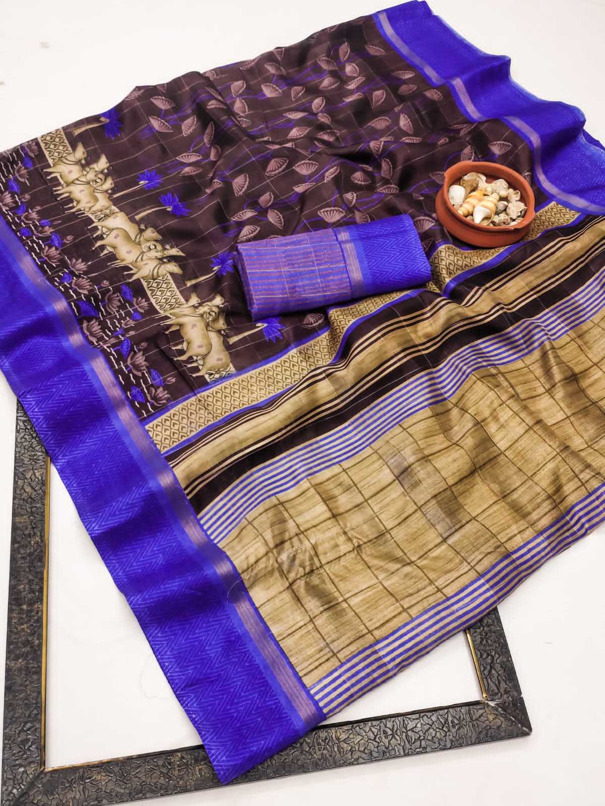Ynf Soft Cotton RIN203 AMBAR Sarees Wholesale Designer Sarees Cotton Sarees Tussar Sarees Manufacturer