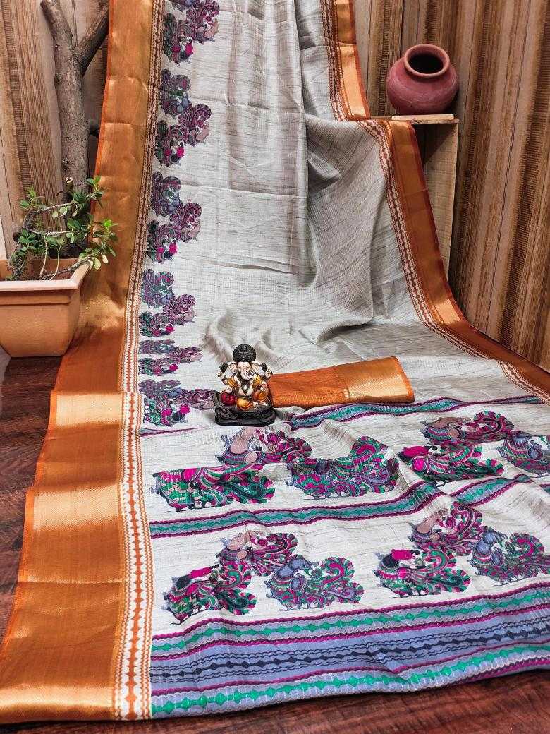 Ynf Soft Cotton Silk RIN183 BRISHTI Silk Sarees Wholesale Handloom Sarees Cotton Silk Sarees Kalamkari Silk Sarees Manufacturer