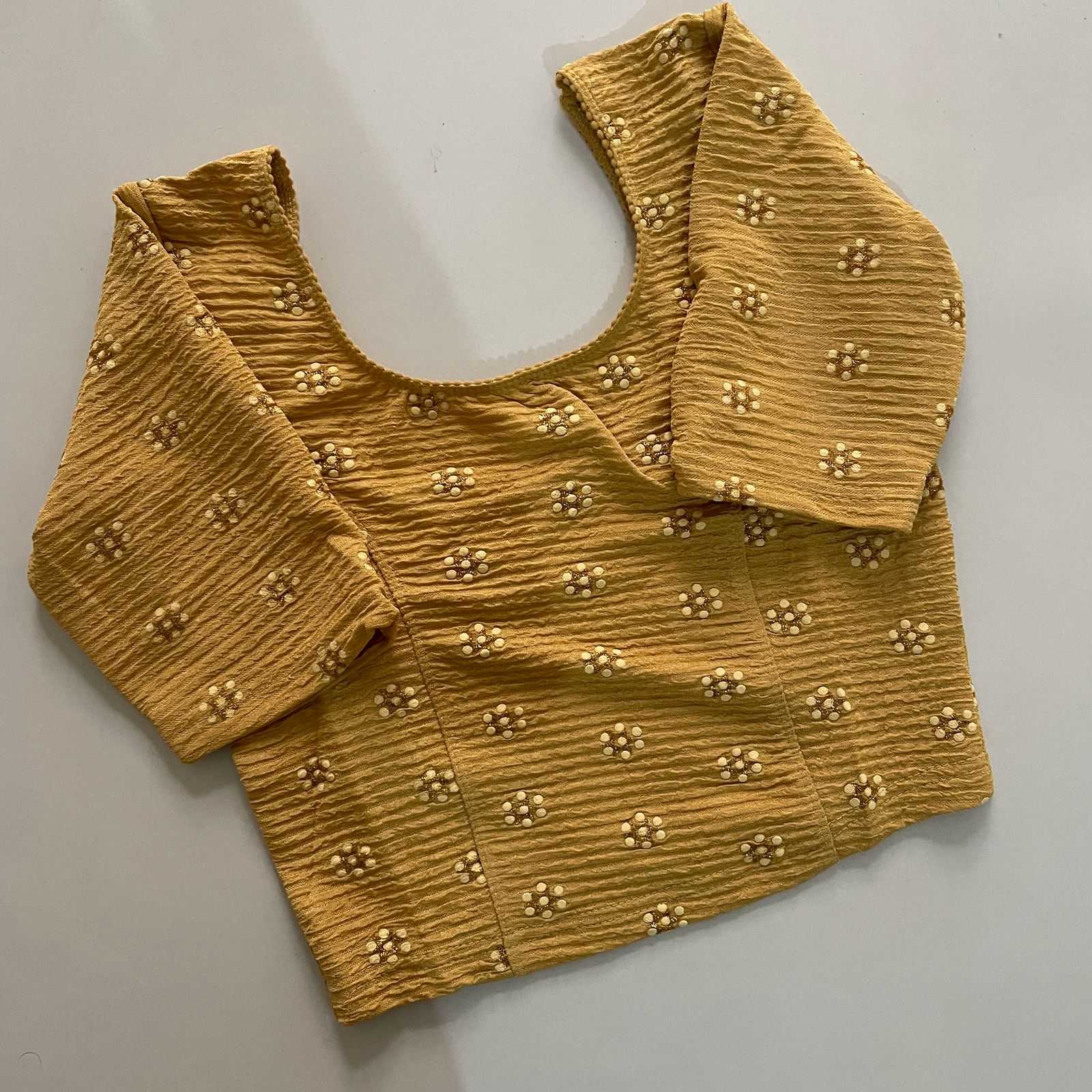 Ynf Soft Gold Crush KESH426 DWITI Readymade Blouses Wholesale Designer Blouse Stretchable Blouse Party Wear Blouse Manufacturer
