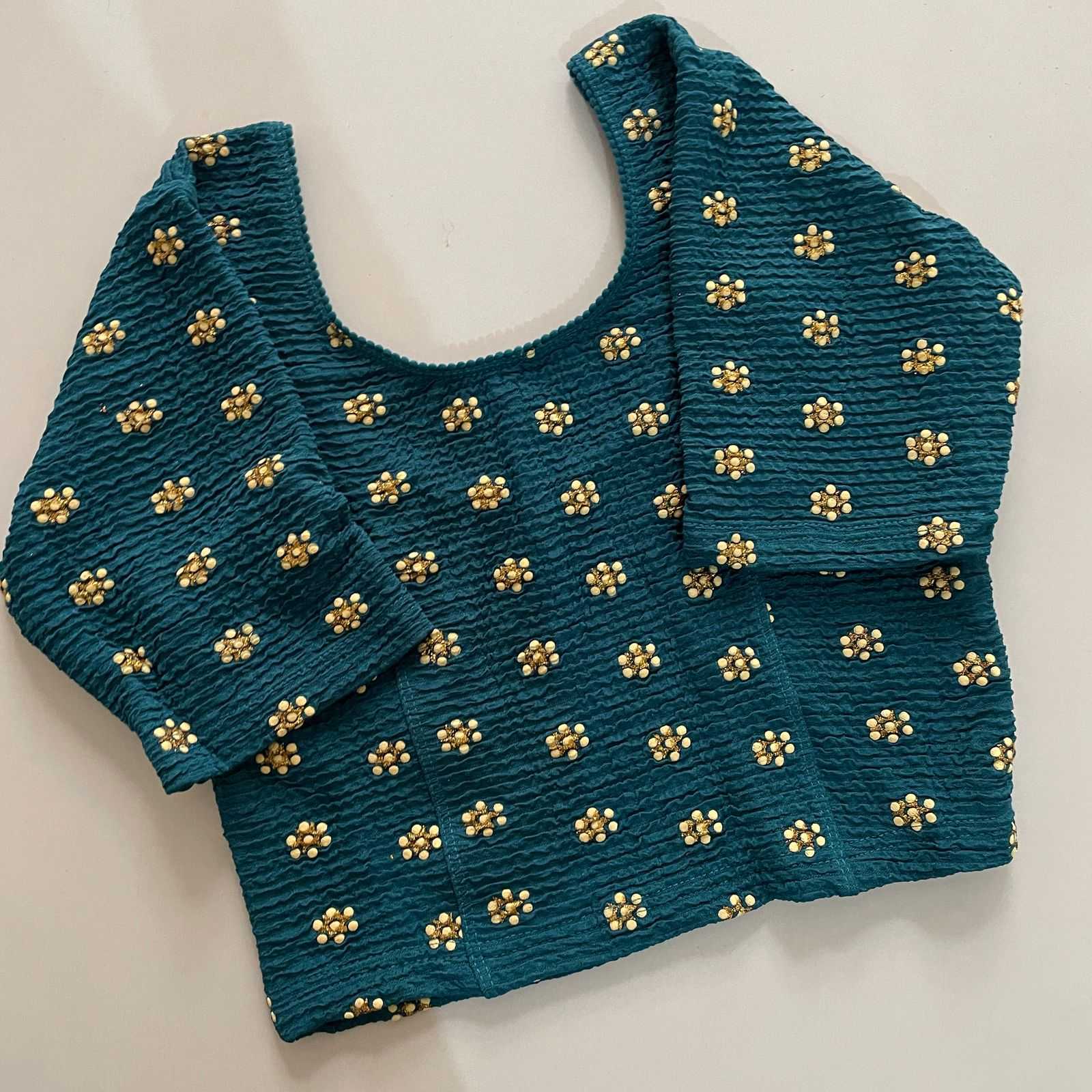 Ynf Soft Gold Crush KESH426 DWITI Readymade Blouses Wholesale Designer Blouse Stretchable Blouse Party Wear Blouse Manufacturer