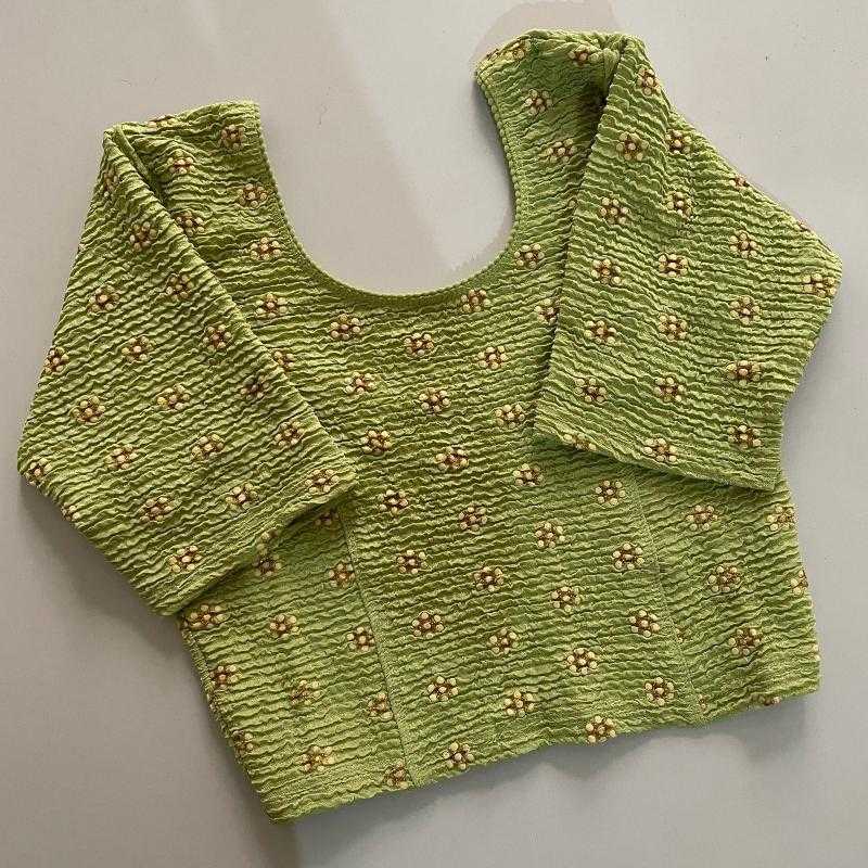 Ynf Soft Gold Crush KESH426 DWITI Readymade Blouses Wholesale Designer Blouse Stretchable Blouse Party Wear Blouse Manufacturer