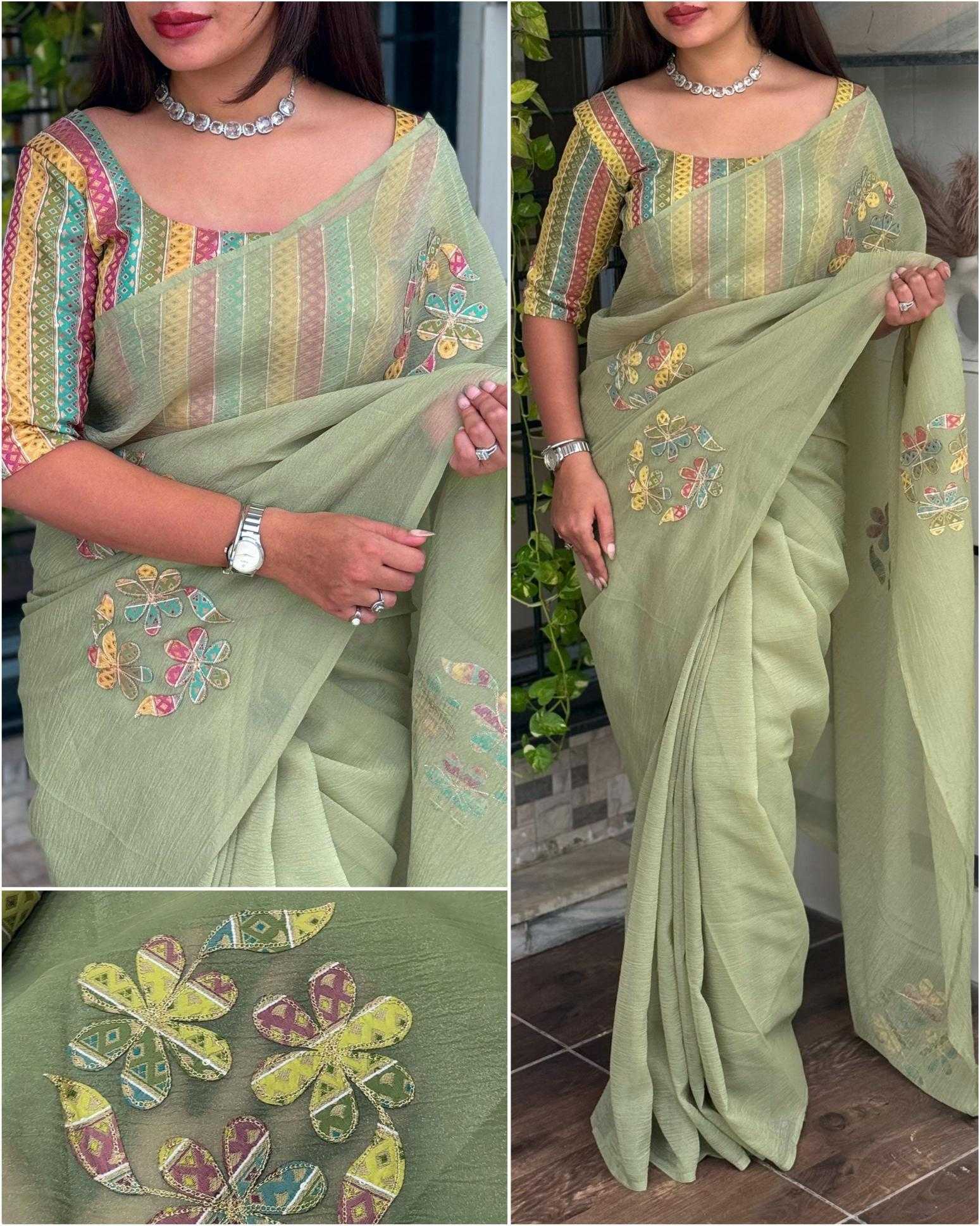 Ynf Soft Gold Crush KESH500 Super Mario Sarees Wholesale Designer Sarees Party Wear Sarees Jacquard Saree Manufacturer