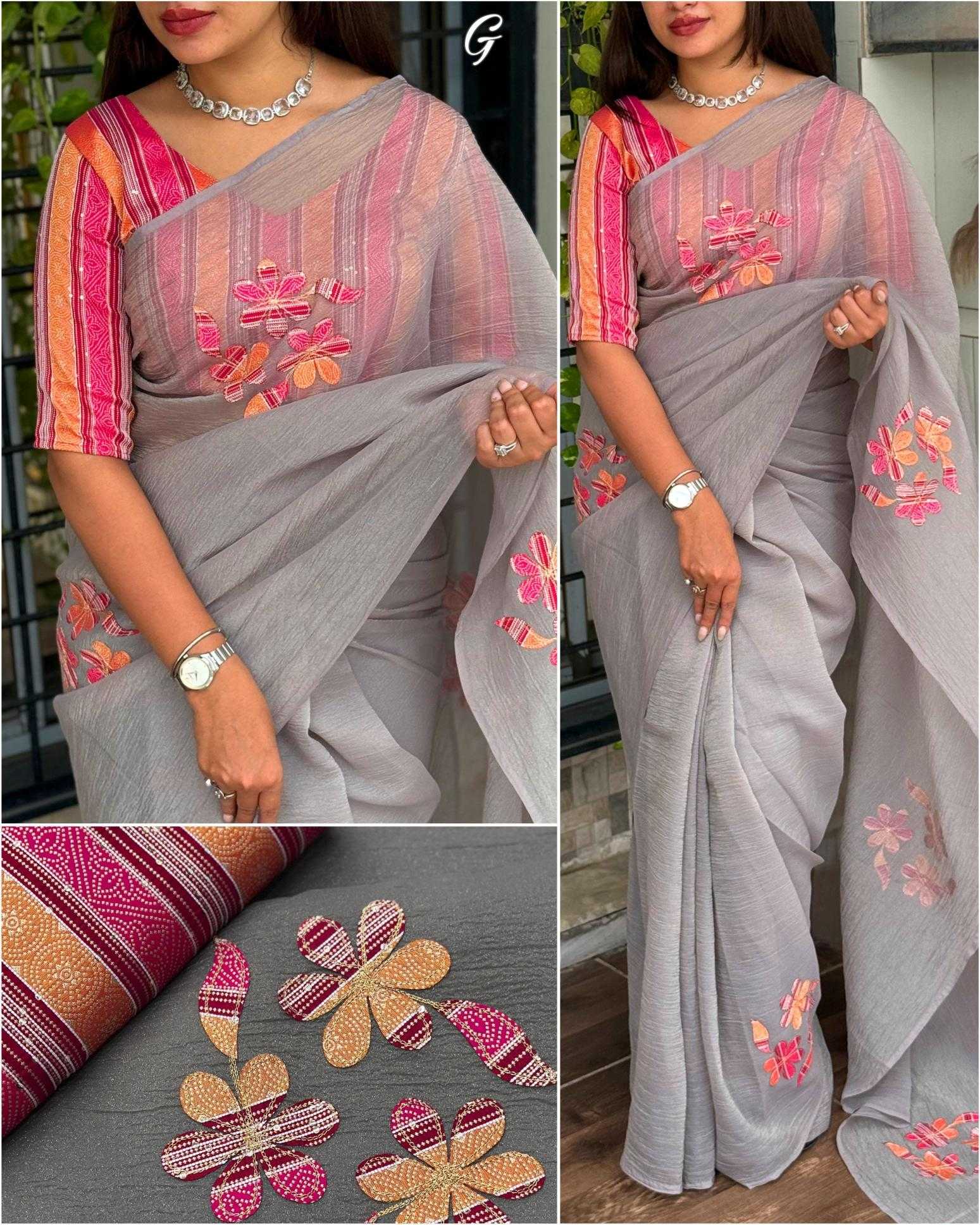 Ynf Soft Gold Crush KESH500 Super Mario Sarees Wholesale Designer Sarees Party Wear Sarees Jacquard Saree Manufacturer