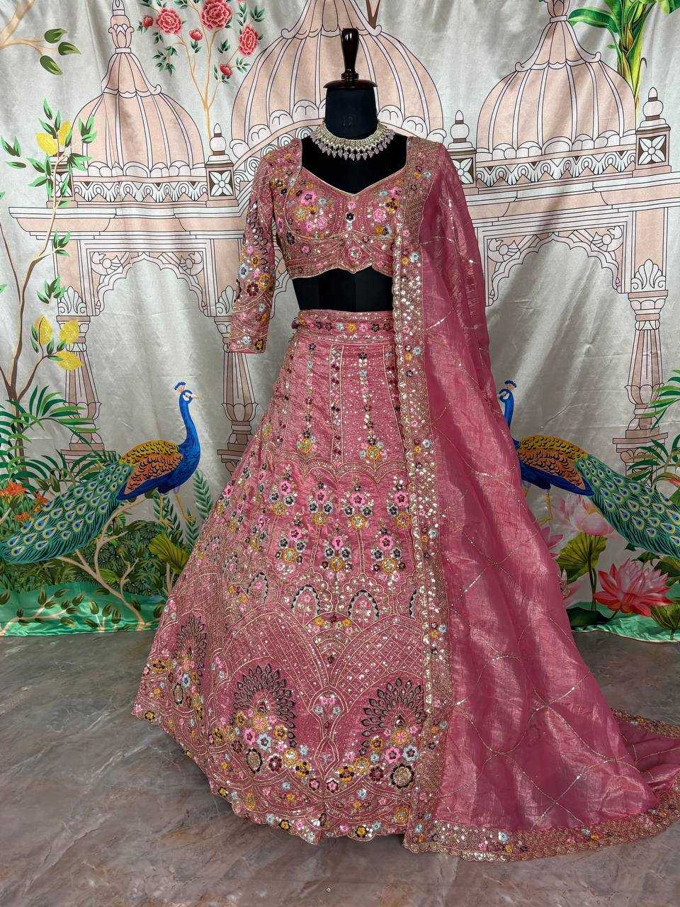 Ynf Soft Gold Crush KESH512 1773 Lehengas Wedding Collections Festive Collections Wholesale Designer Lehenga Embroidered Lehenga Lehenga With Cancan Manufacturer