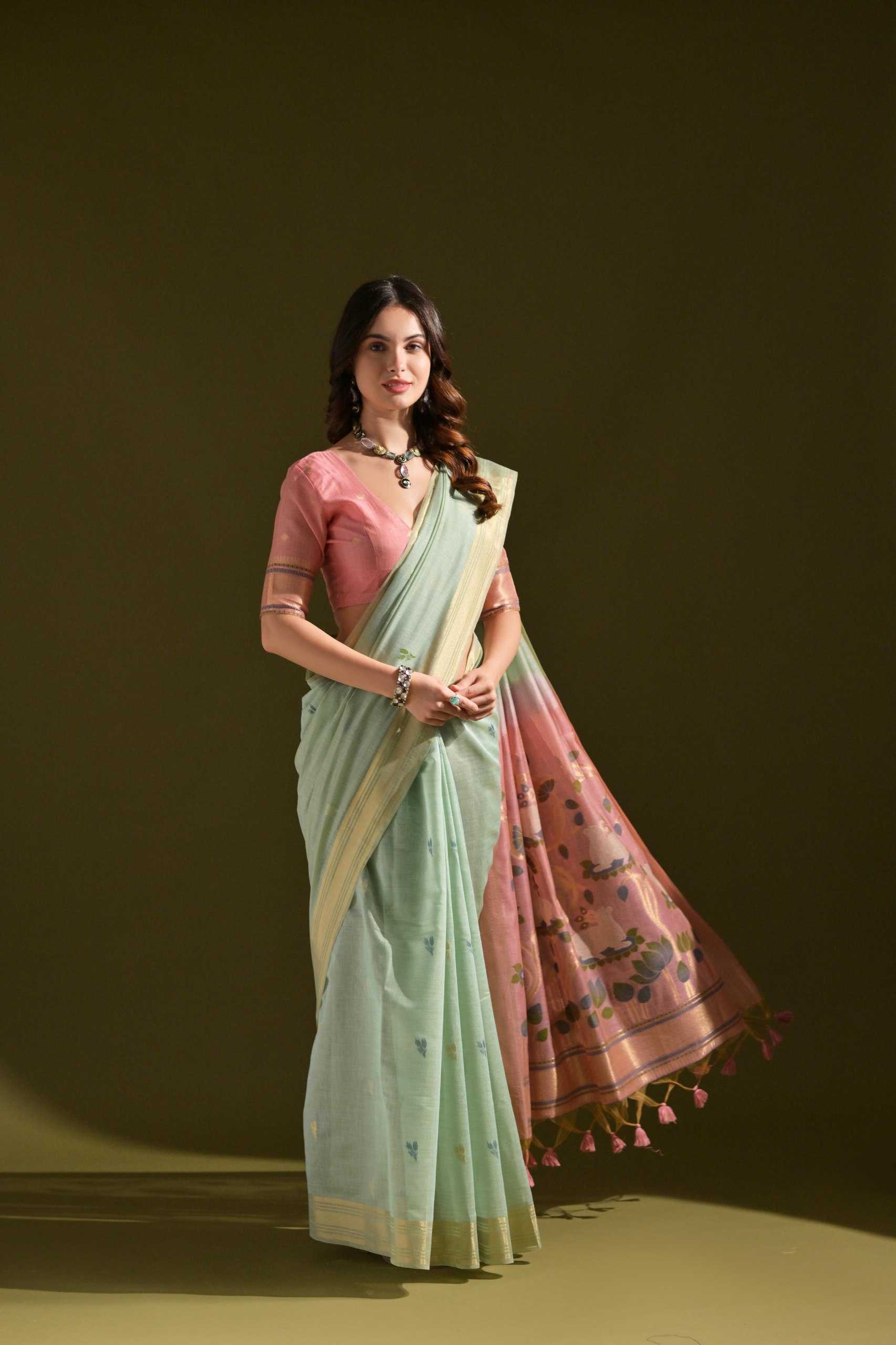 Ynf Soft Muga Silk KESH532 Muga Cotton 408 Sarees Wholesale Designer Sarees Butta Sarees Cotton Sarees Manufacturer