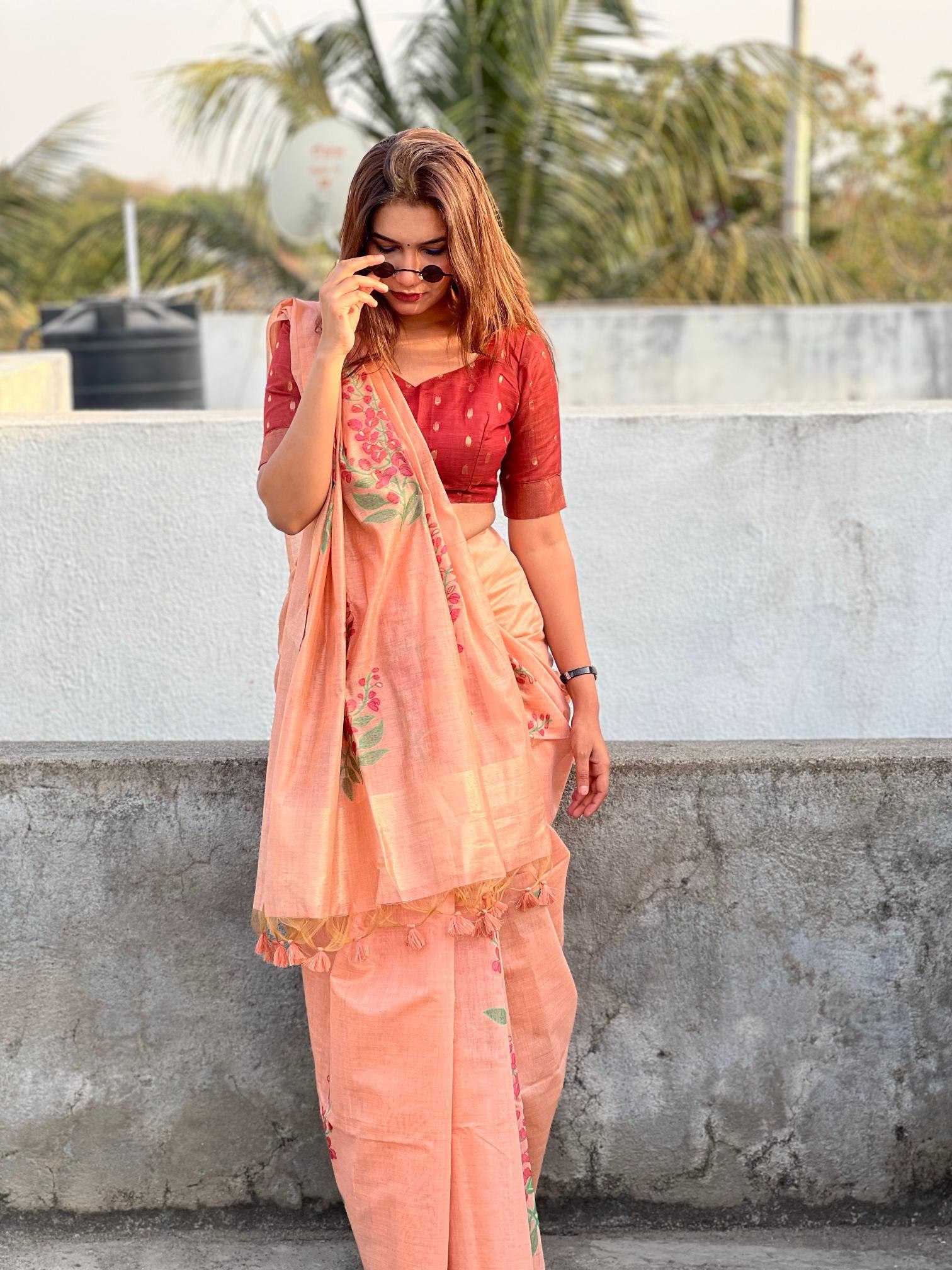 Ynf Soft Muga Silk KESH532 MUGA COTTON TREE 3 Sarees Wedding Collections Festive Collections Wholesale Traditional Sarees Silk Sarees Sarees With Blouse Manufacturer