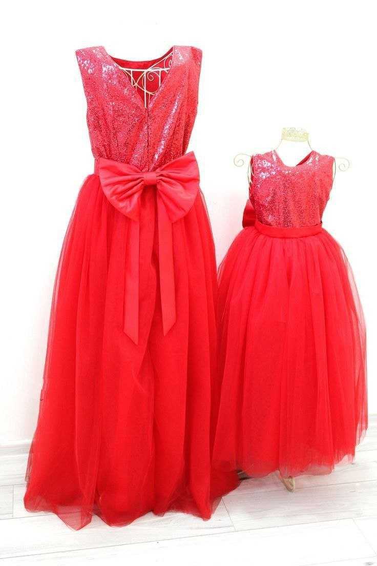 Ynf Soft Net RIN157 007 Mother & Daughter Combo Wholesale Mother Daughter Matching Gowns Manufacturer