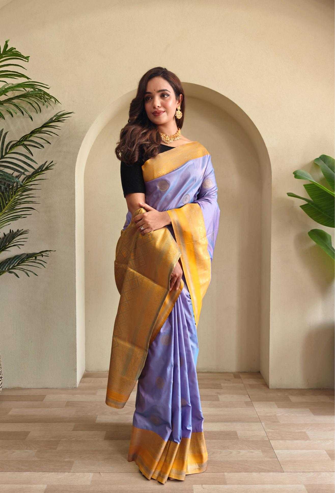 Ynf Soft Silk KESH249 Gold Coin Silk Sarees Wholesale Soft Silk Sarees Designer Silk Sarees Silk Sarees For Weddings Manufacturer