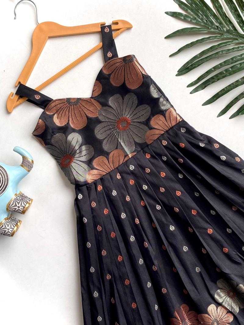 Ynf Soft Silk KESH249 K Suhani Kids Wear Wholesale Kids Gown Kids Ethnic Gowns Manufacturer