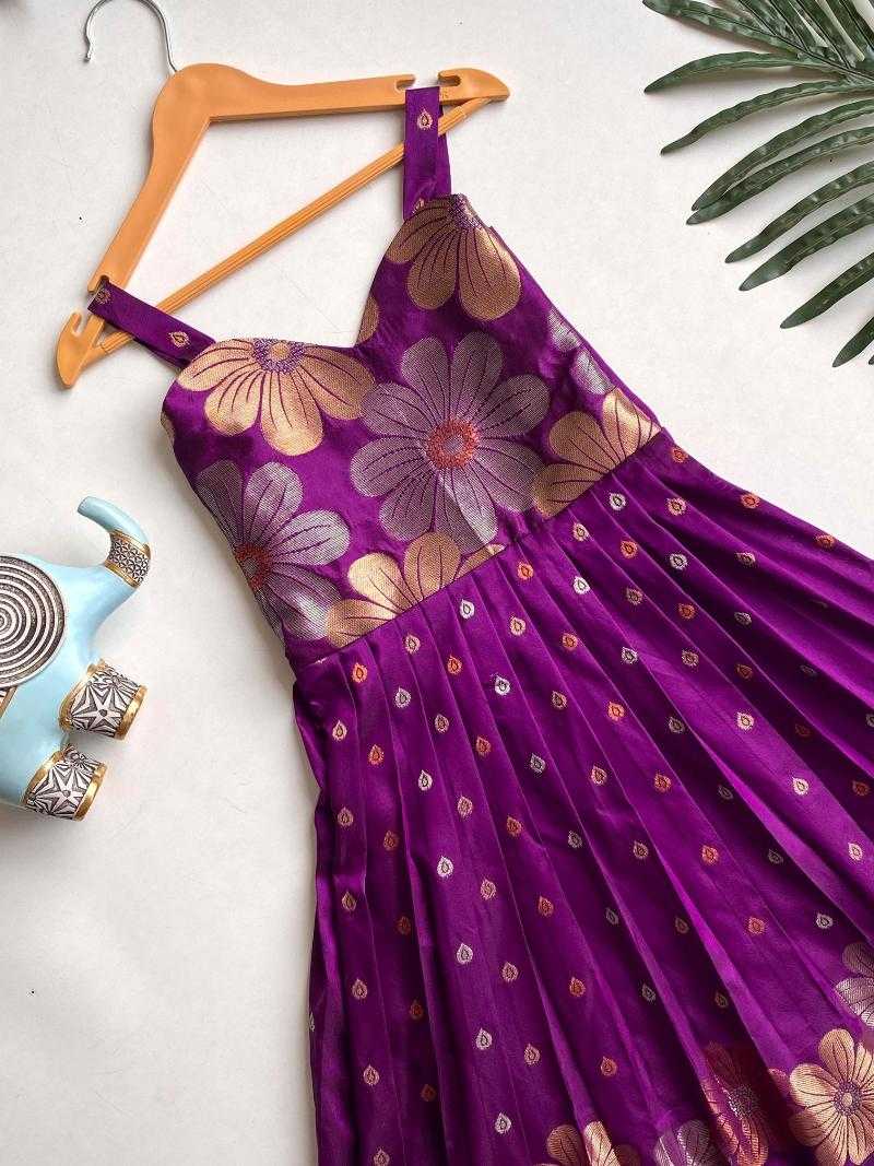 Ynf Soft Silk KESH249 K Suhani Kids Wear Wholesale Kids Gown Kids Ethnic Gowns Manufacturer