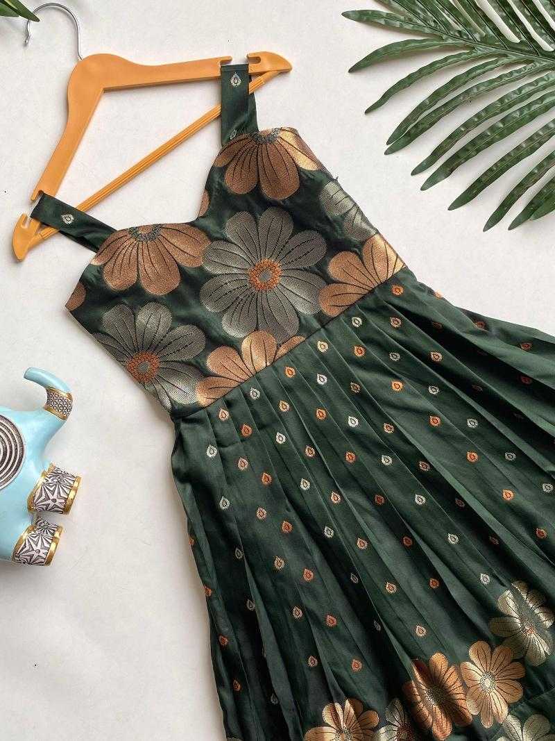 Ynf Soft Silk KESH249 K Suhani Kids Wear Wholesale Kids Gown Kids Ethnic Gowns Manufacturer