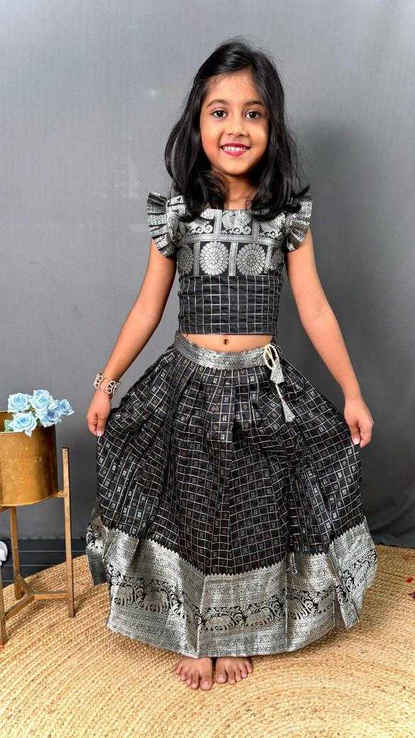 Ynf Soft Silk KESH249 Khicha Checks Kids Wear Wholesale Kids Lehenga Kids Lehenga Choli Baby Girl Lehenga Manufacturer