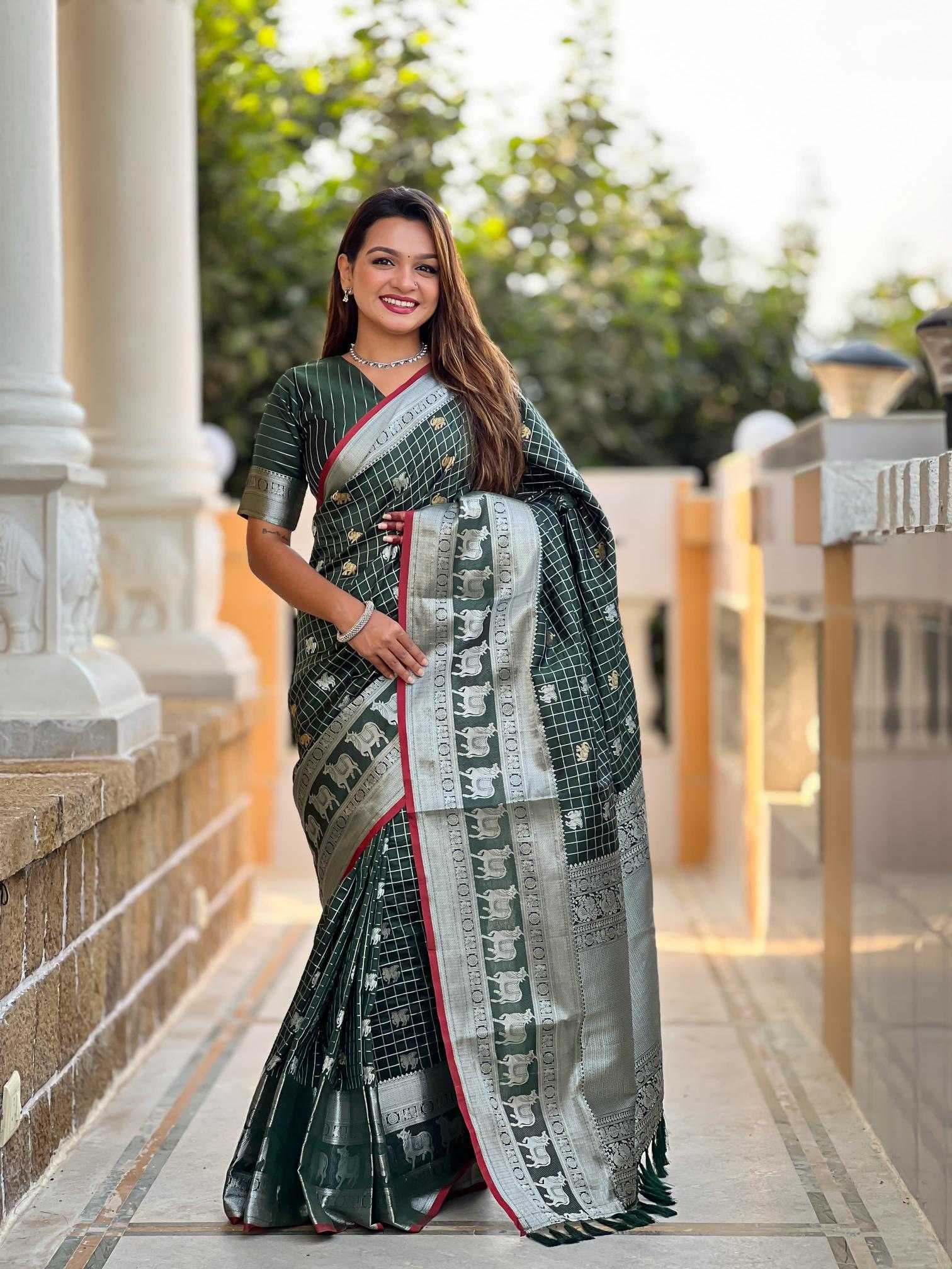 Ynf Soft Silk KESH249 Rajshree Silk Sarees Wholesale Soft Silk Sarees Traditional Silk Sarees Zari Border Silk Sarees Manufacturer