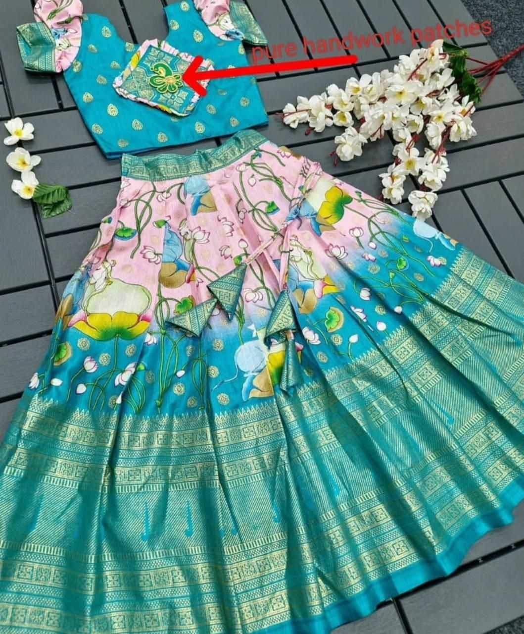 Ynf Soft Silk KESH493 FAIR Kids Wear Wholesale Kids Lehenga Kids Lehenga Choli Baby Girl Lehenga Manufacturer