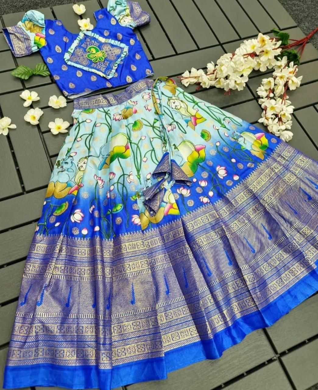 Ynf Soft Silk KESH493 FAIR Kids Wear Wholesale Kids Lehenga Kids Lehenga Choli Baby Girl Lehenga Manufacturer