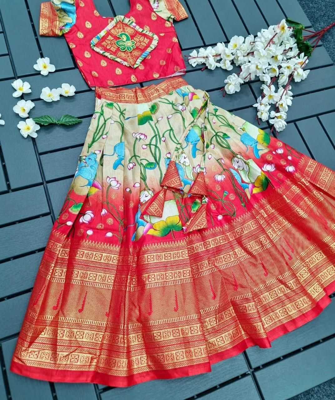 Ynf Soft Silk KESH493 FAIR Kids Wear Wholesale Kids Lehenga Kids Lehenga Choli Baby Girl Lehenga Manufacturer
