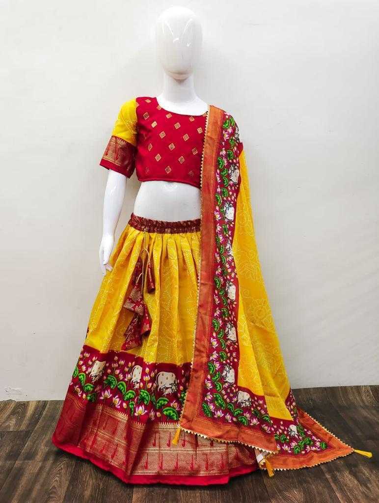 Ynf Soft Silk KESH503 FAN Kids Wear Wholesale Kids Lehenga Kids Lehenga Choli Baby Girl Lehenga Manufacturer