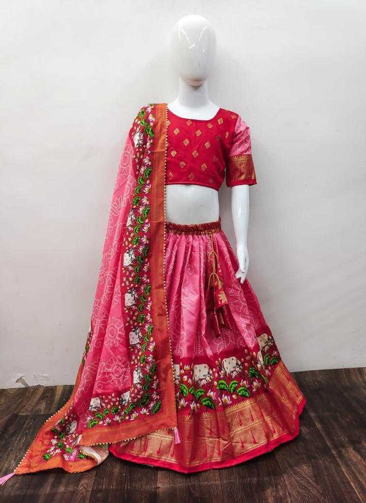 Ynf Soft Silk KESH503 FAN Kids Wear Wholesale Kids Lehenga Kids Lehenga Choli Baby Girl Lehenga Manufacturer