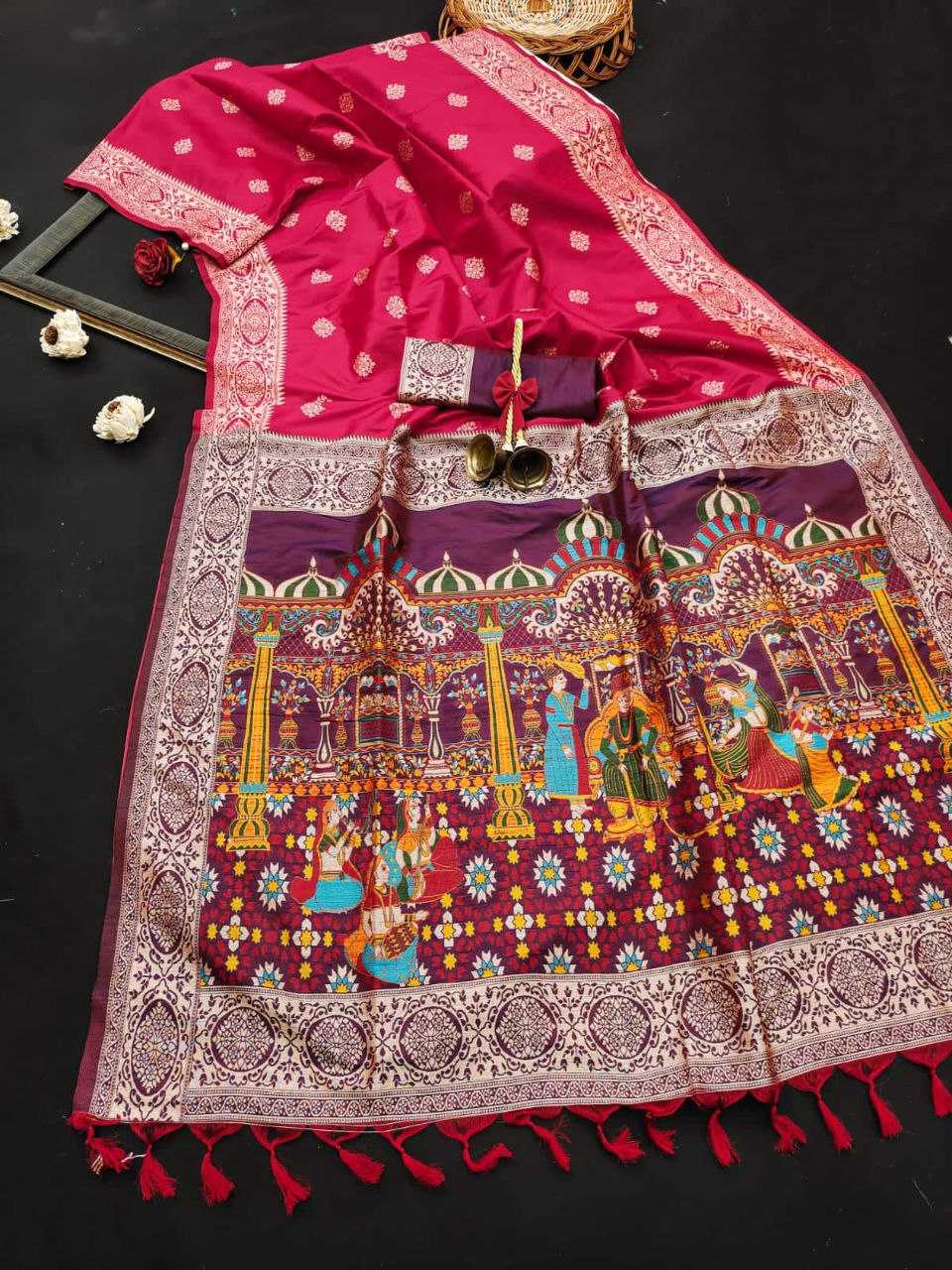 Ynf Soft Silk KESH505 HANDLOOM TAJ Sarees Wedding Collections Festive Collections Wholesale Silk Sarees Sarees With Blouse Onam Collections Manufacturer