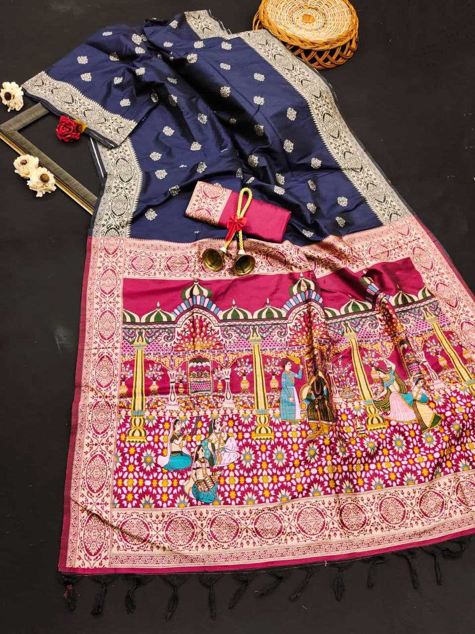Ynf Soft Silk KESH505 HANDLOOM TAJ Sarees Wedding Collections Festive Collections Wholesale Silk Sarees Sarees With Blouse Onam Collections Manufacturer