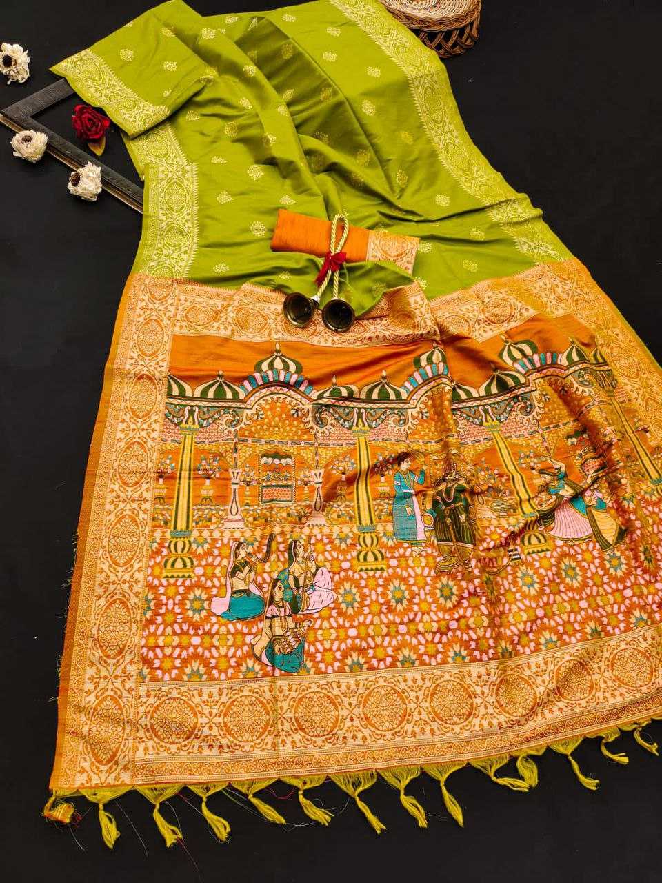 Ynf Soft Silk KESH505 HANDLOOM TAJ Sarees Wedding Collections Festive Collections Wholesale Silk Sarees Sarees With Blouse Onam Collections Manufacturer