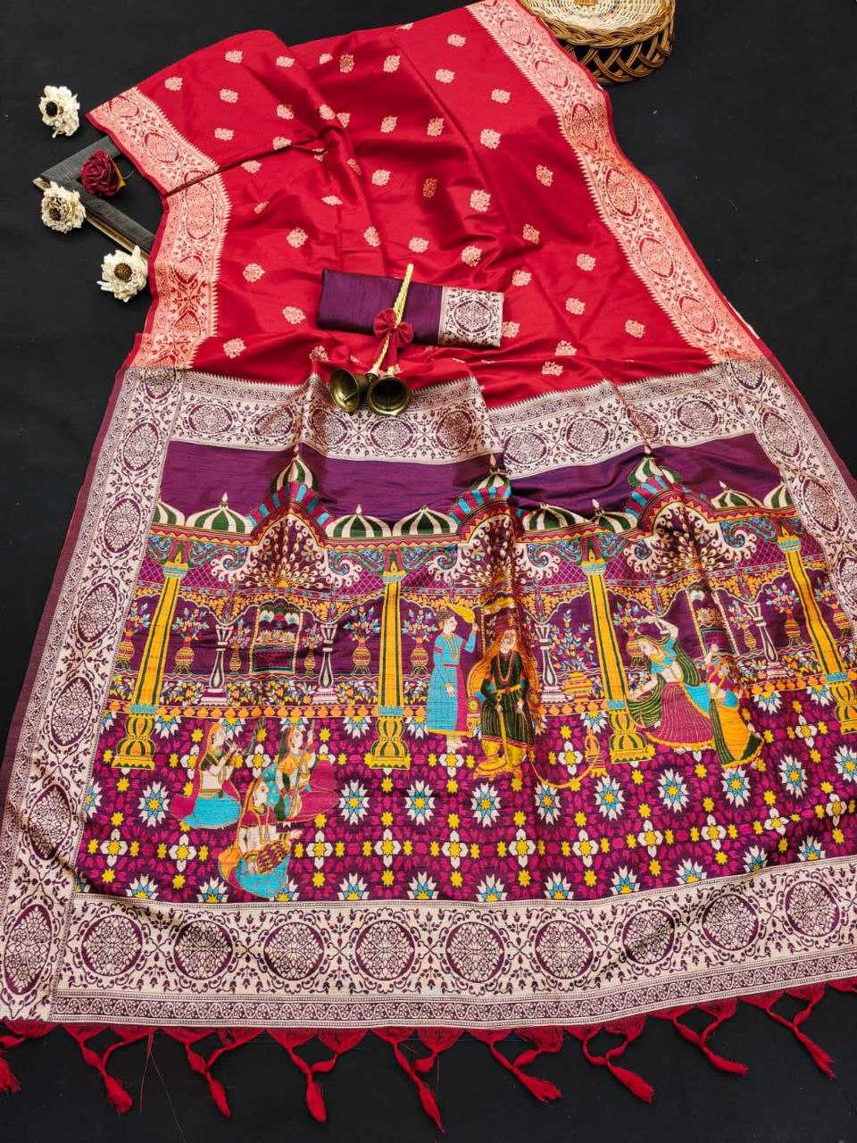 Ynf Soft Silk KESH505 HANDLOOM TAJ Sarees Wedding Collections Festive Collections Wholesale Silk Sarees Sarees With Blouse Onam Collections Manufacturer