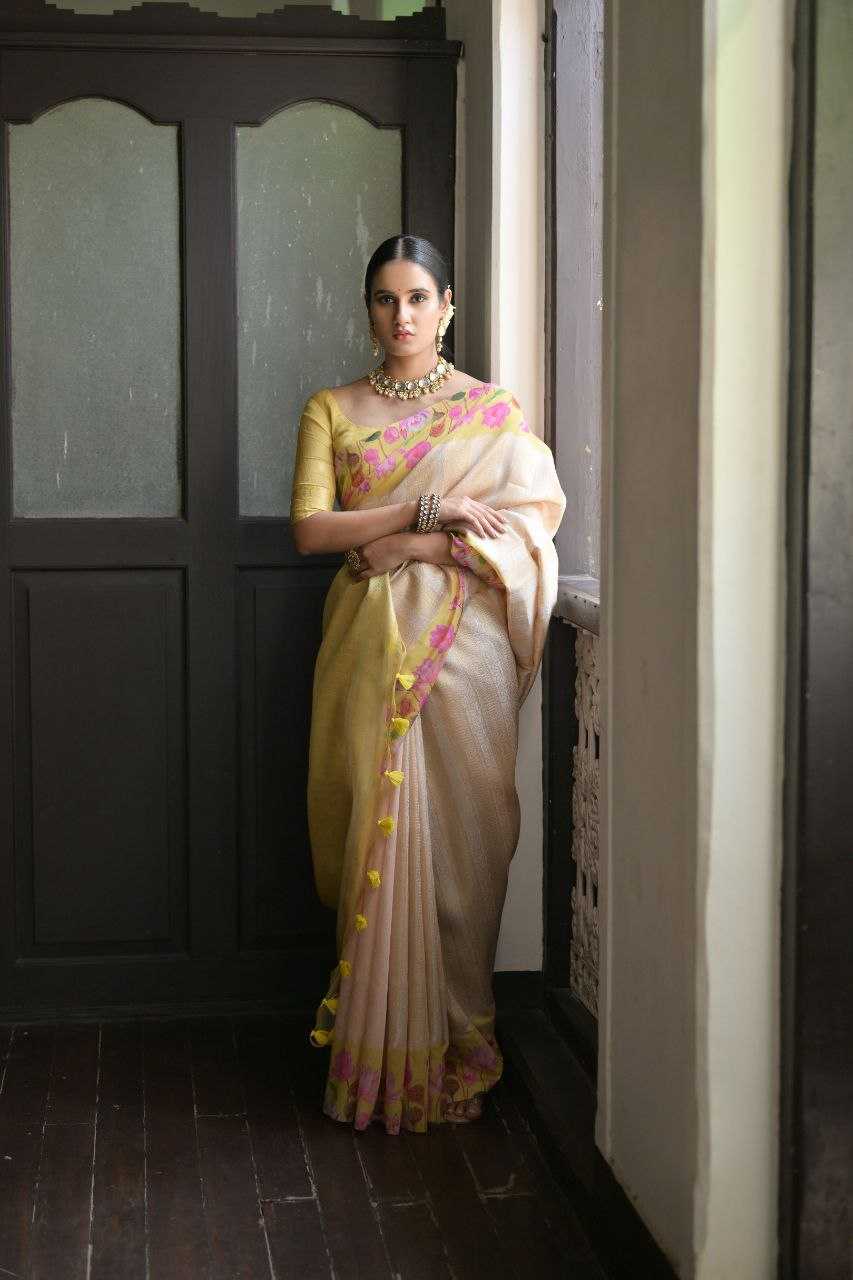 Ynf Soft Silk KESH505 SONITA FLOWER Silk Sarees Wholesale Printed Silk Saree Manufacturer