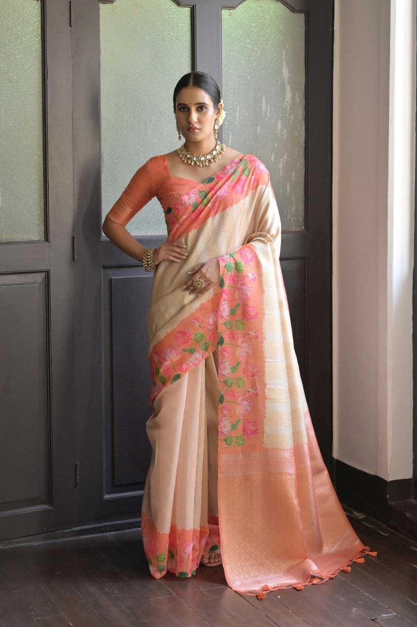 Ynf Soft Silk KESH505 SONITA FLOWER Silk Sarees Wholesale Printed Silk Saree Manufacturer