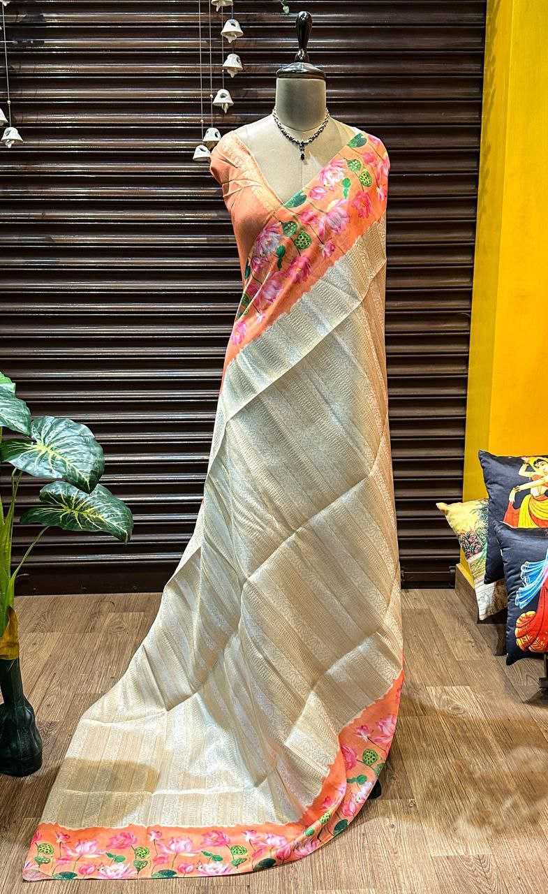 Ynf Soft Silk KESH505 SONITA FLOWER Silk Sarees Wholesale Printed Silk Saree Manufacturer