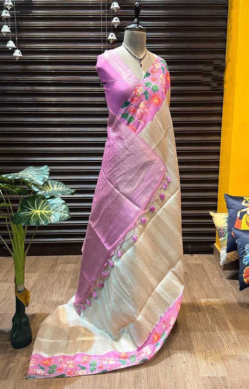 Ynf Soft Silk KESH505 SONITA FLOWER Silk Sarees Wholesale Printed Silk Saree Manufacturer