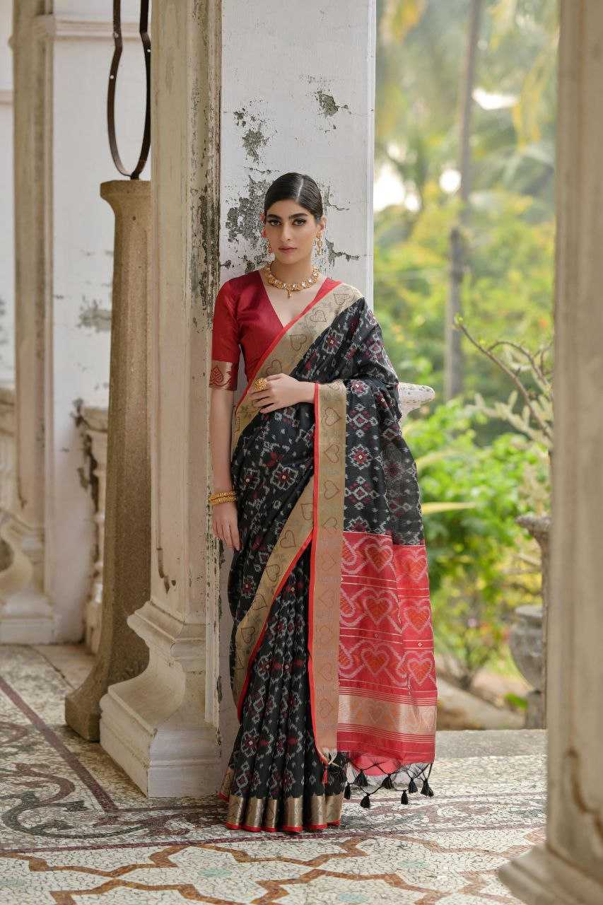 Ynf Soft Silk KESH505 SUNDARI IKKAT Silk Sarees Wedding Collections Wholesale Soft Silk Sarees Designer Silk Sarees Haldi Outfits Manufacturer