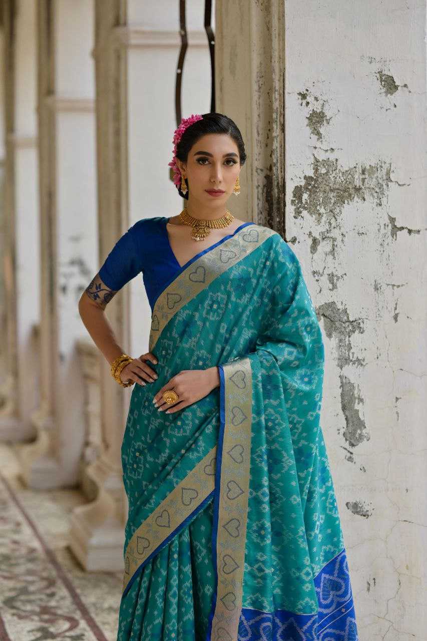 Ynf Soft Silk KESH505 SUNDARI IKKAT Silk Sarees Wedding Collections Wholesale Soft Silk Sarees Designer Silk Sarees Haldi Outfits Manufacturer