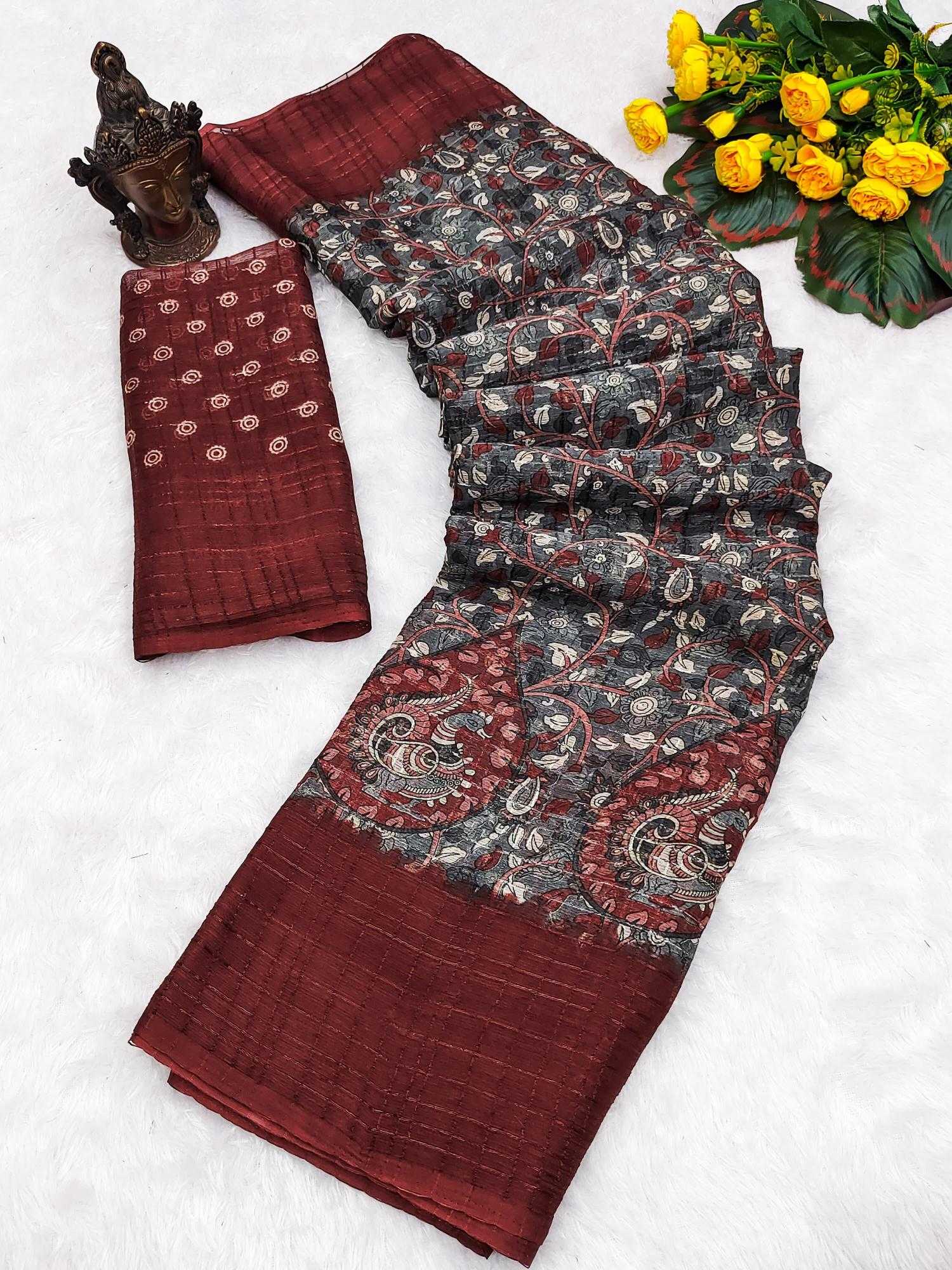 Ynf Soft Silk RIN118 SAND Silk Sarees Wholesale Soft Silk Sarees Printed Silk Saree Ikkat Silk Sarees Manufacturer