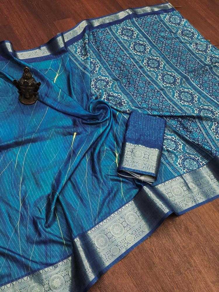 Ynf Soft Silk RIN118 SASLA Silk Sarees Wholesale Soft Silk Sarees Printed Silk Saree Zari Border Silk Sarees Manufacturer