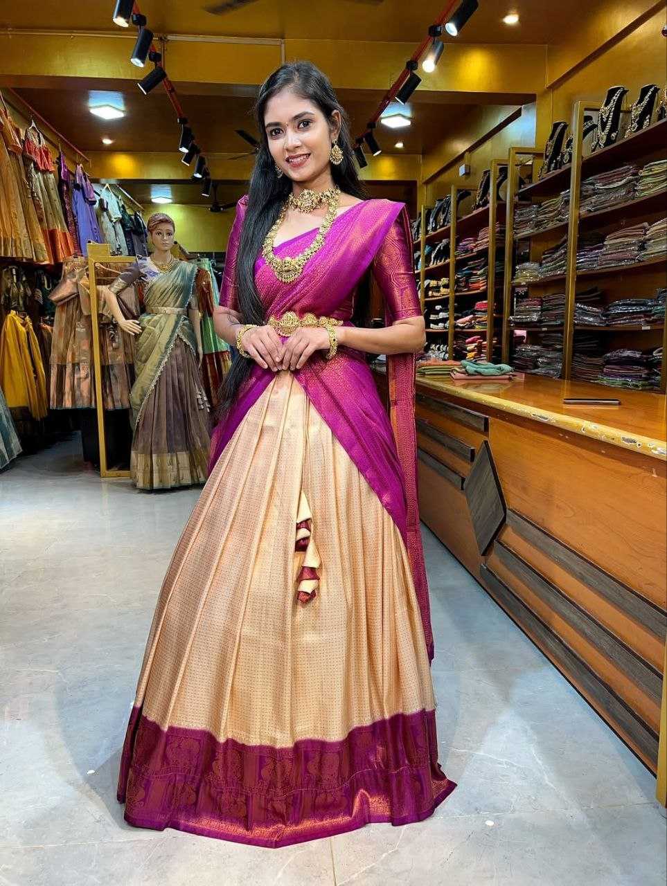 Ynf Soft Silk RIN161 voni Lehengas Wholesale Fancy Lehenga Bridal Lehenga Zari Work Lehenga Banarasi Lehenga Manufacturer