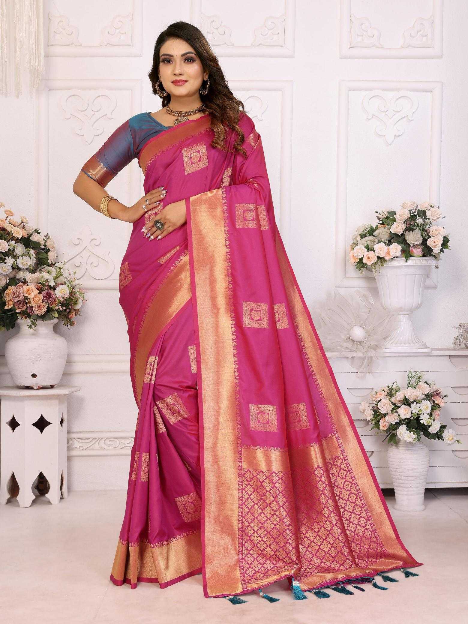Ynf Soft Silk RIN183 SAMIRA/VARDHAMAN Silk Sarees Wholesale Soft Silk Sarees Designer Silk Sarees Silk Sarees For Weddings Manufacturer