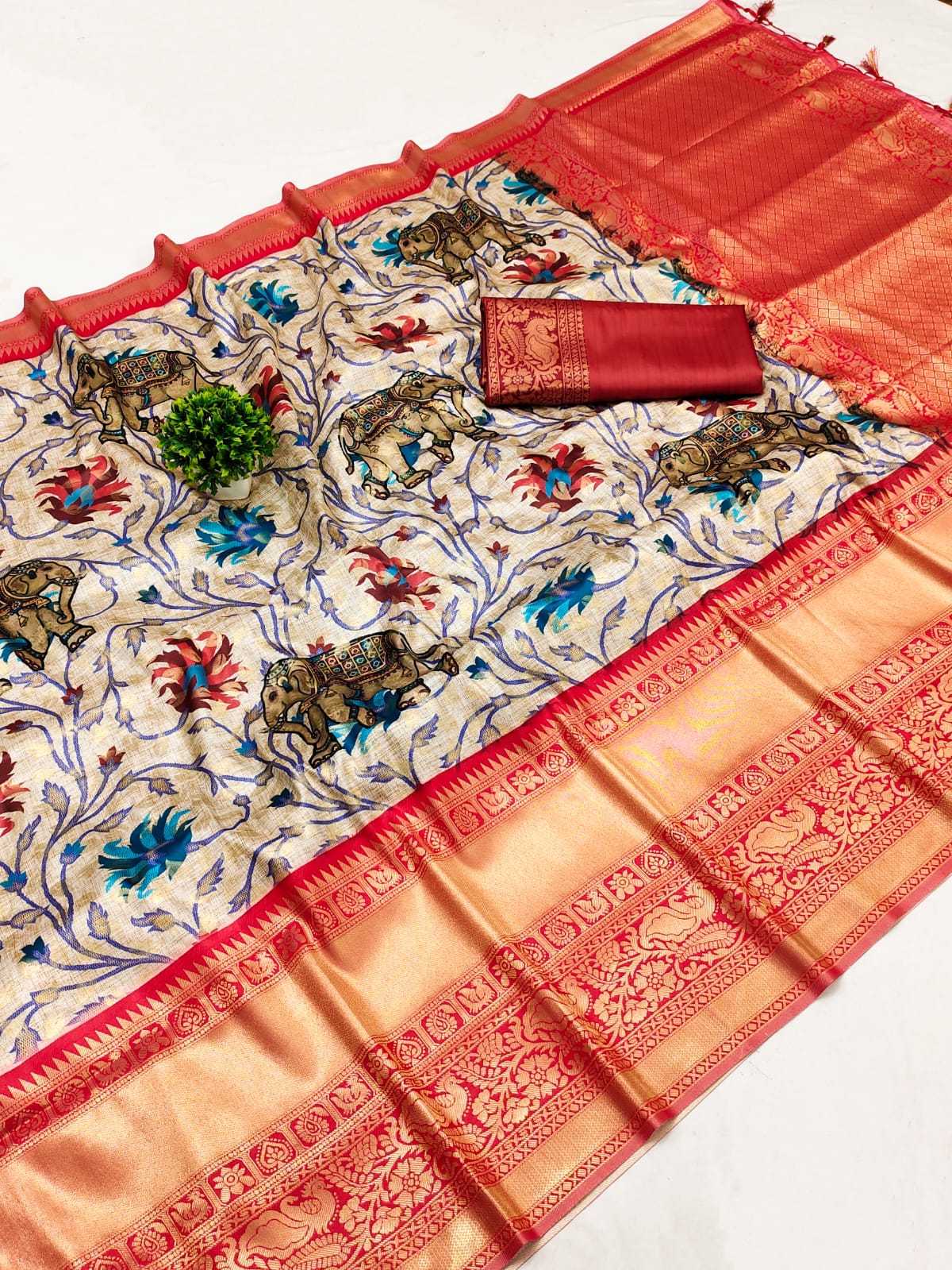 Ynf Soft Silk RIN203 rich Silk Sarees Wholesale Soft Silk Sarees Designer Silk Sarees Kalamkari Silk Sarees Manufacturer