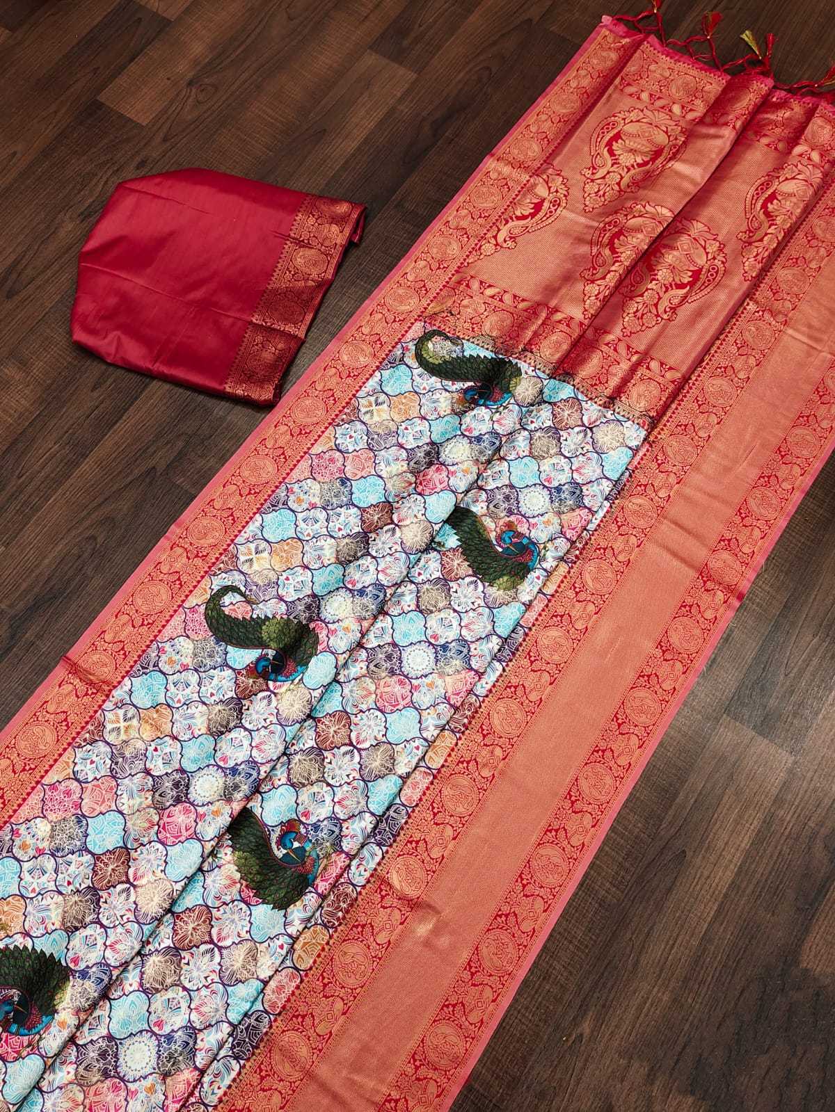 Ynf Soft Silk RIN203 rich Silk Sarees Wholesale Soft Silk Sarees Designer Silk Sarees Kalamkari Silk Sarees Manufacturer