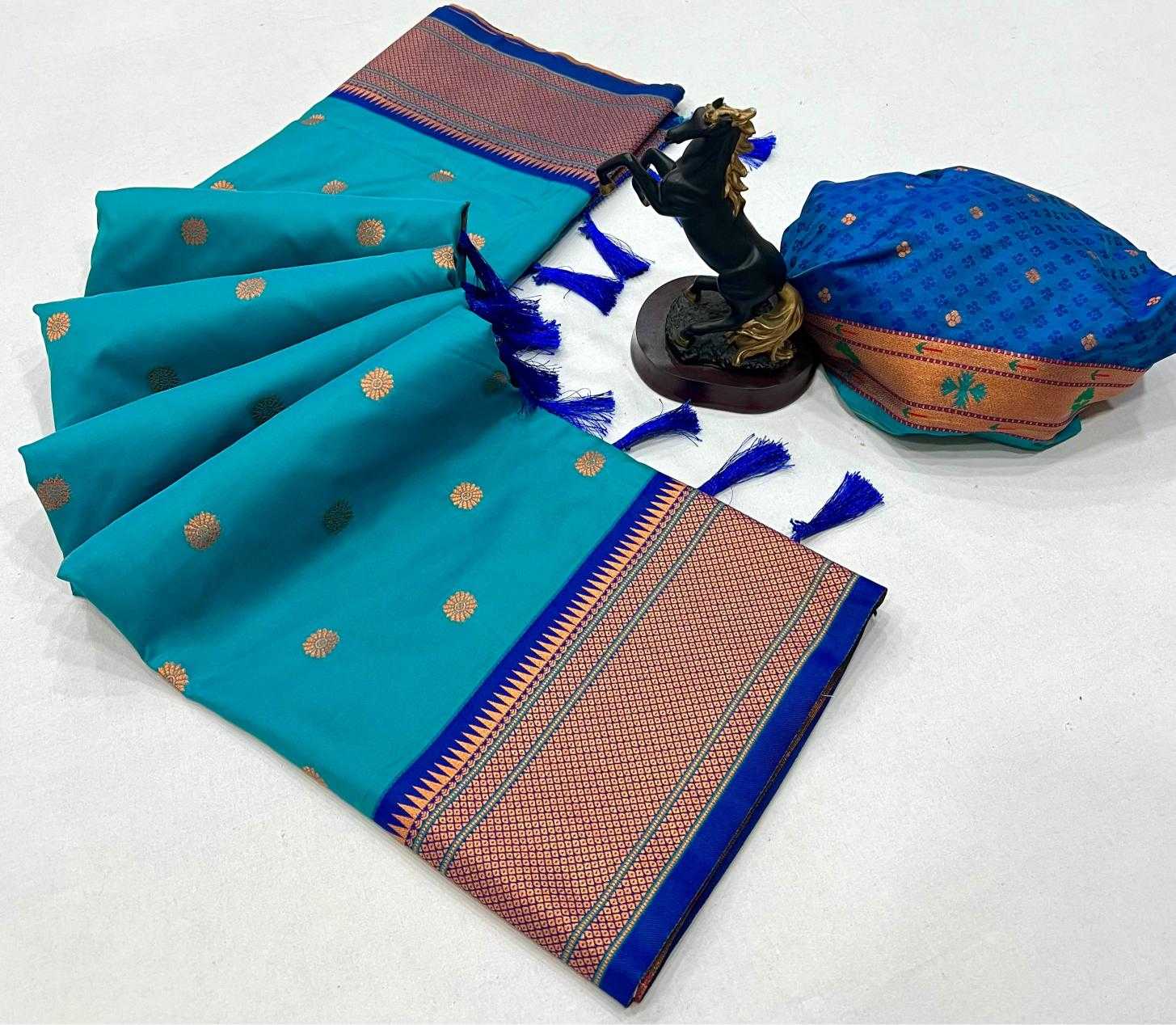 Ynf Soft Silk RIN209 Kalanjali Paithani Silk Sarees Wholesale Paithani Sarees Soft Silk Sarees Zari Border Silk Sarees Manufacturer