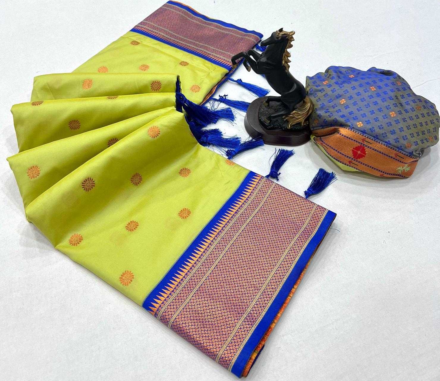Ynf Soft Silk RIN209 Kalanjali Paithani Silk Sarees Wholesale Paithani Sarees Soft Silk Sarees Zari Border Silk Sarees Manufacturer