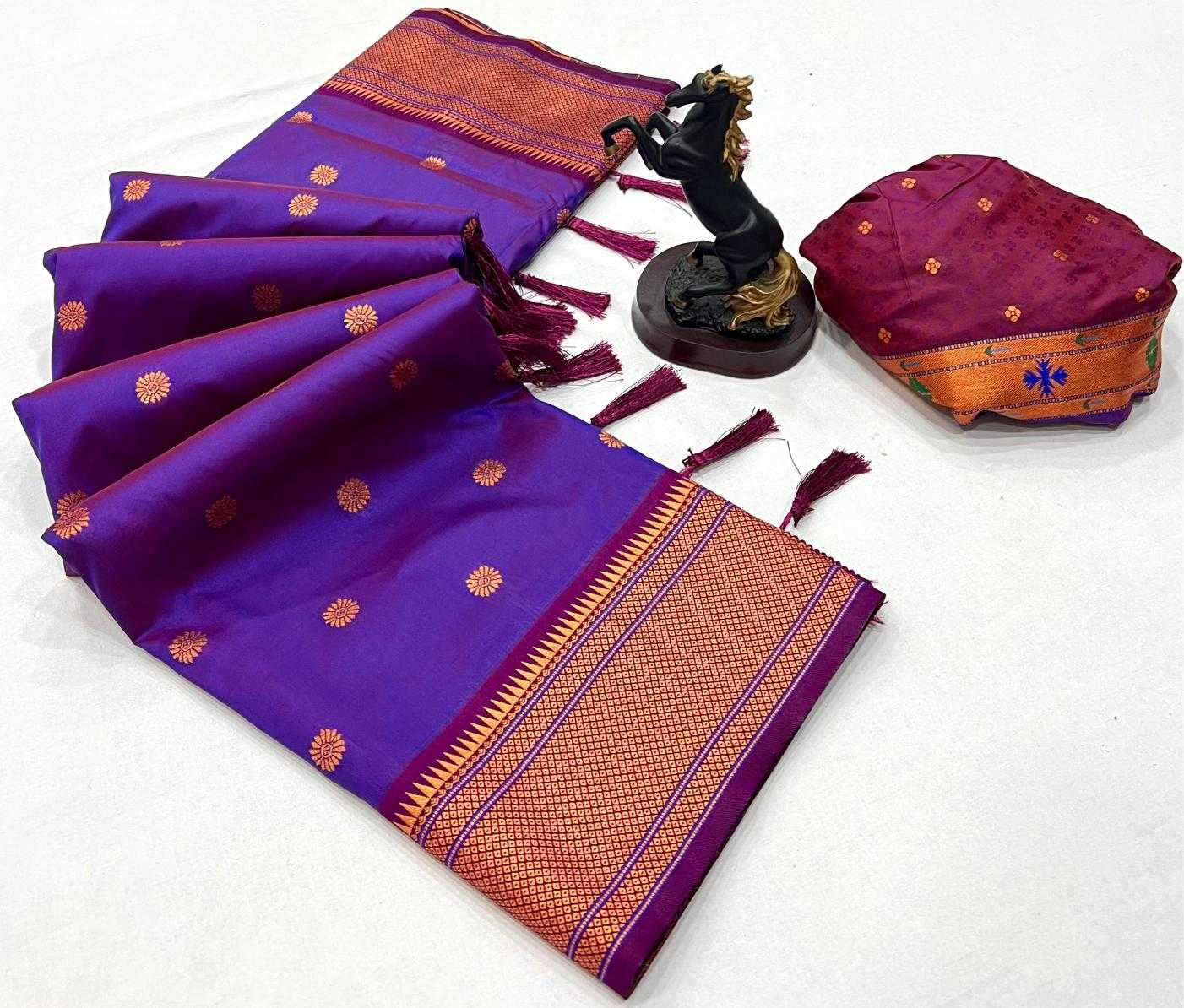 Ynf Soft Silk RIN209 Kalanjali Paithani Silk Sarees Wholesale Paithani Sarees Soft Silk Sarees Zari Border Silk Sarees Manufacturer