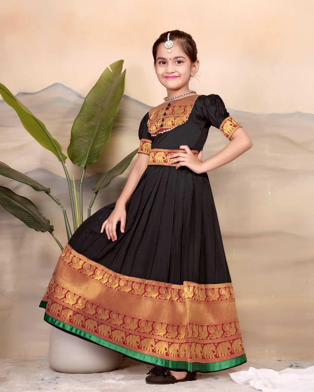 Ynf Soft Tapeta Silk RIN222 HK-116 Kids Wear Wholesale Kids Lehenga Kids Lehenga Choli Baby Girl Lehenga Manufacturer