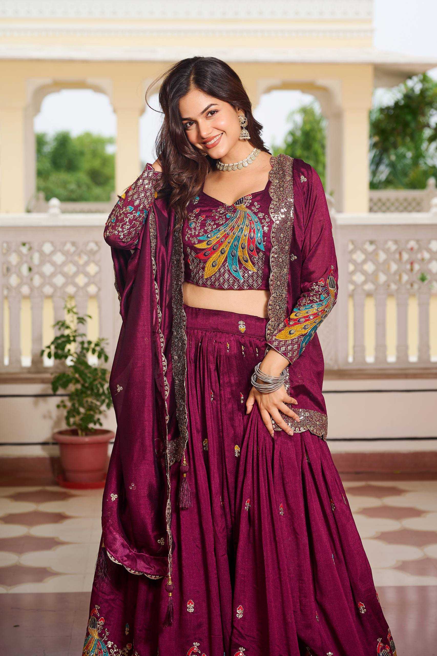Ynf Soft Vichitra RIN197 3046 Lehengas Wholesale Designer Lehenga Fancy Lehenga Bridal Lehenga Manufacturer