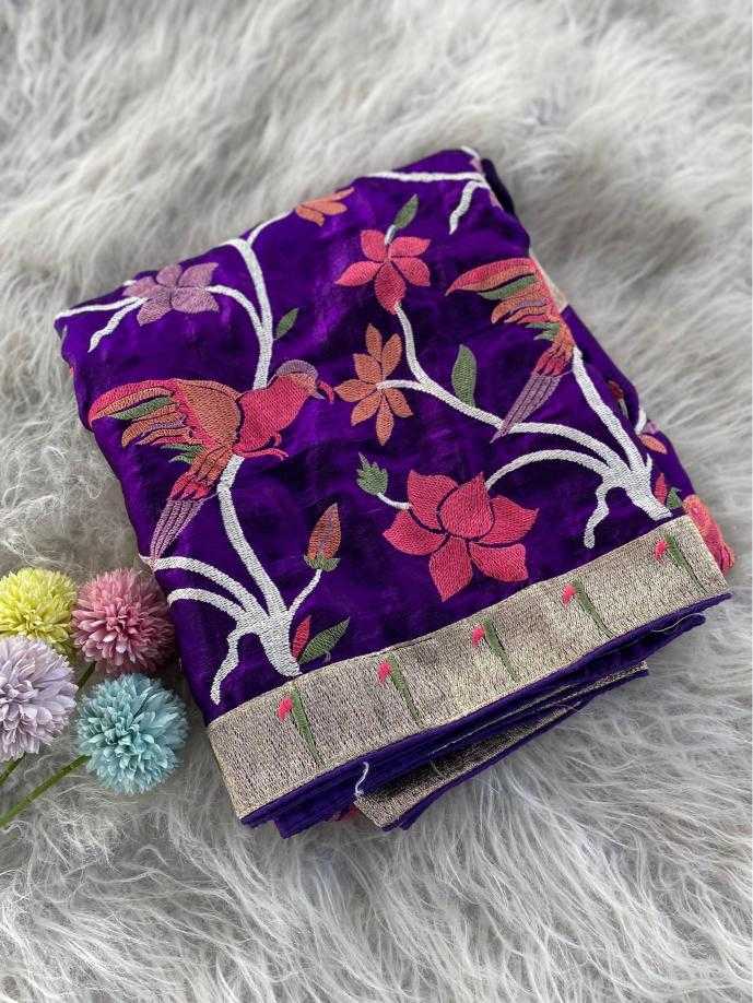Ynf Space Silk KESH249 KINGFISHER Silk Sarees Wholesale Soft Silk Sarees Designer Silk Sarees Embroidered Silk Sarees Manufacturer