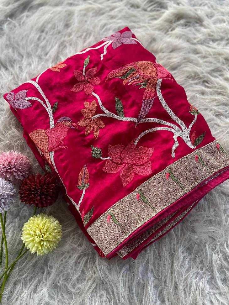Ynf Space Silk KESH249 KINGFISHER Silk Sarees Wholesale Soft Silk Sarees Designer Silk Sarees Embroidered Silk Sarees Manufacturer