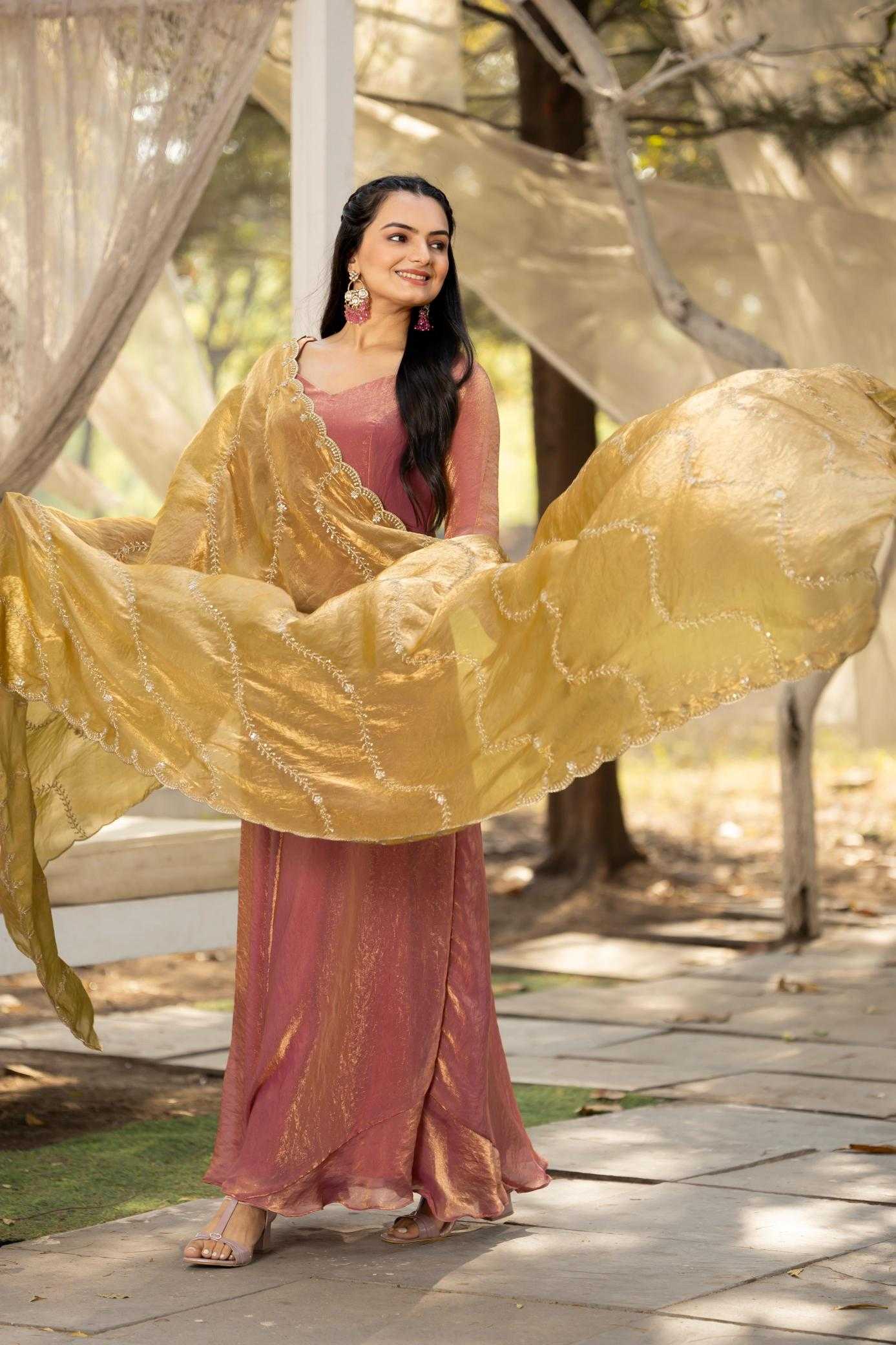 Ynf Space Silk KESH249 W2078-79 Gowns Plus Size Collections Wholesale Party Gowns Designer Gowns Silk Gowns Manufacturer