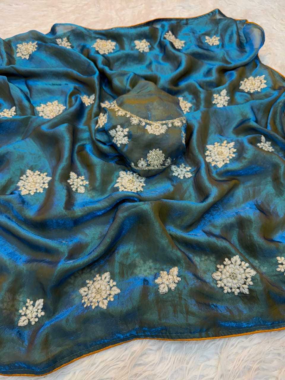 Ynf Space Silk RIN178 modern diva Silk Sarees Wholesale Party Wear Silk Sarees Designer Silk Sarees Embroidered Silk Sarees Manufacturer