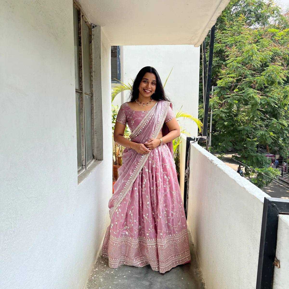 Ynf Space Silk RIN189 1196 Lehengas Wholesale Embroidered Lehenga Zari Work Lehenga Lehenga With Blouse Manufacturer