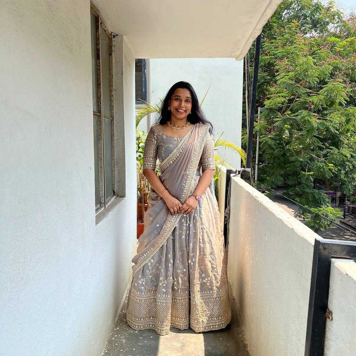 Ynf Space Silk RIN189 1196 Lehengas Wholesale Embroidered Lehenga Zari Work Lehenga Lehenga With Blouse Manufacturer