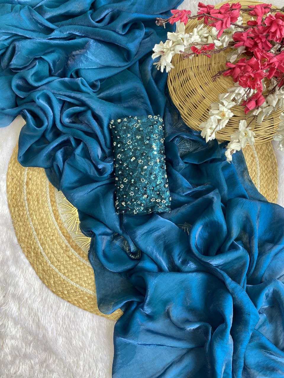 Ynf Space Silk RIN216 Jiya Sarees Silk Sarees Festive Collections Wholesale Designer Sarees Party Wear Sarees Silk Sarees With Blouse Manufacturer